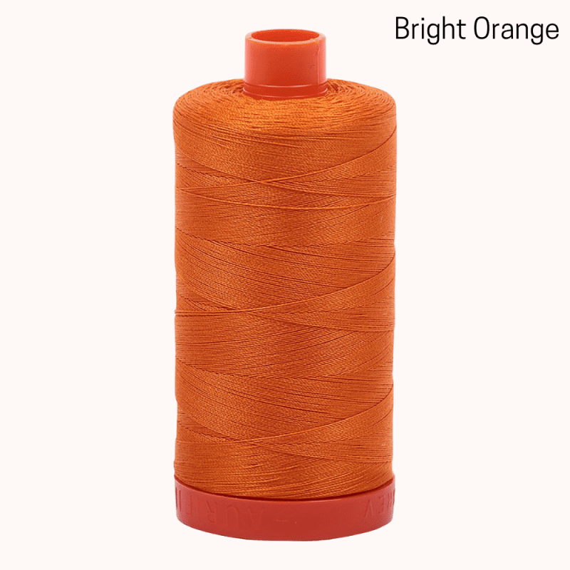 Aurifil 50wt Mako Bright Orange Cotton Large Spool 5b2f4ba1 6536 439e 8b85 03beb9c8ff74