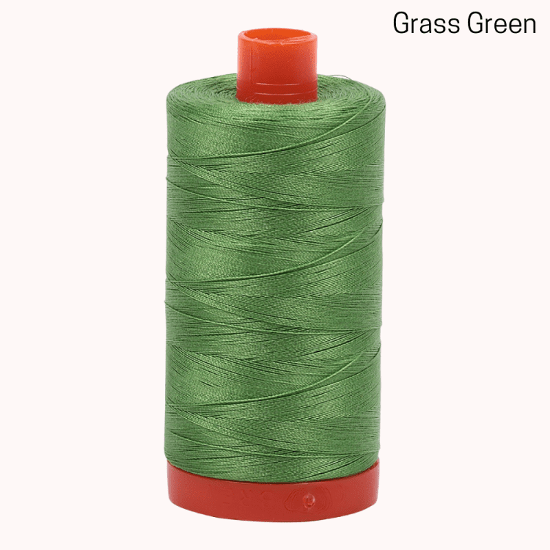 Aurifil 50wt Mako Grass Green Cotton Large Spool 2259adec ddac 4d6d 98ca c496adb3a0f3