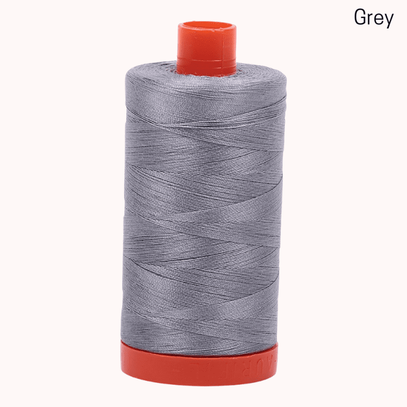 Aurifil 50wt Mako Grey Cotton Large Spool 729e4be0 7e92 4cf9 8f6a f6468869c0d0