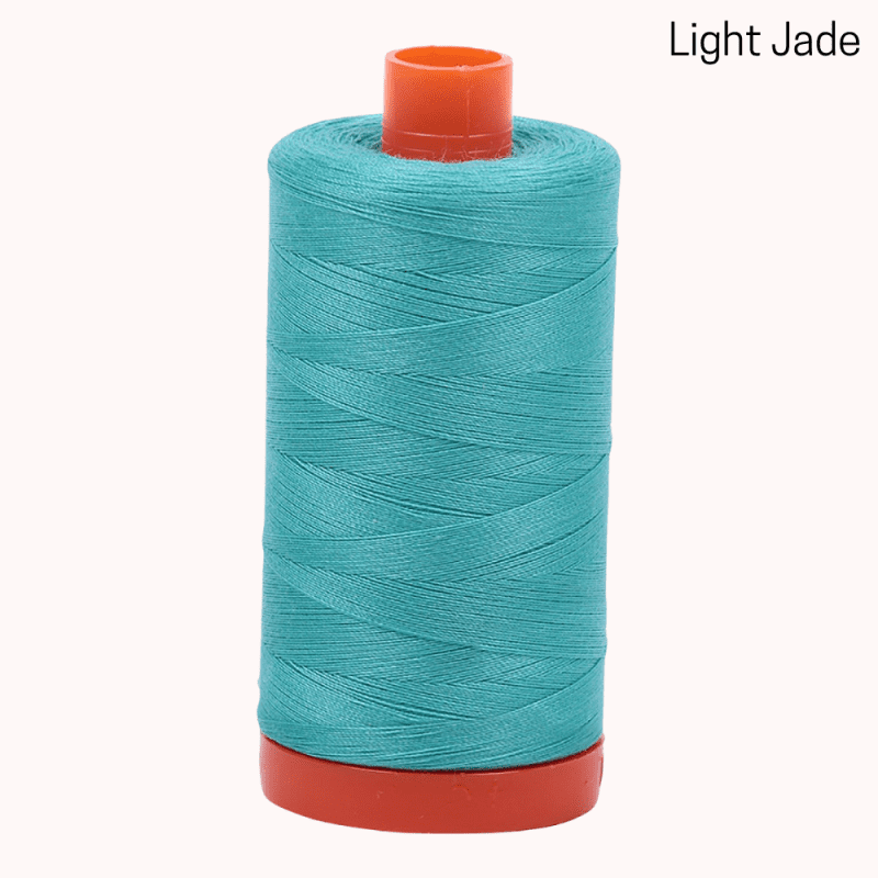 Aurifil 50wt Mako Light Jade Cotton Large Spool 56c94521 f781 40ce 9f70 ba2478b0135f