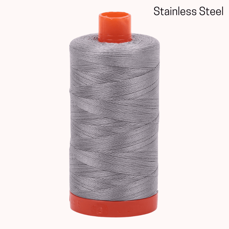 Aurifil 50wt Mako Stainless Steel Cotton Large Spool 00ad29b1 a953 4440 96ee df42acffa7c5