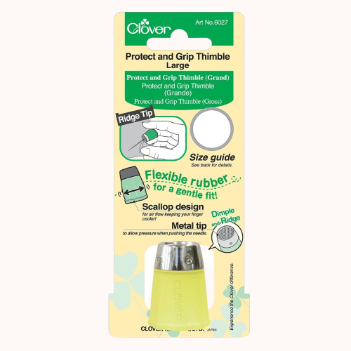 Clover Protect and Grip sewing Thimble