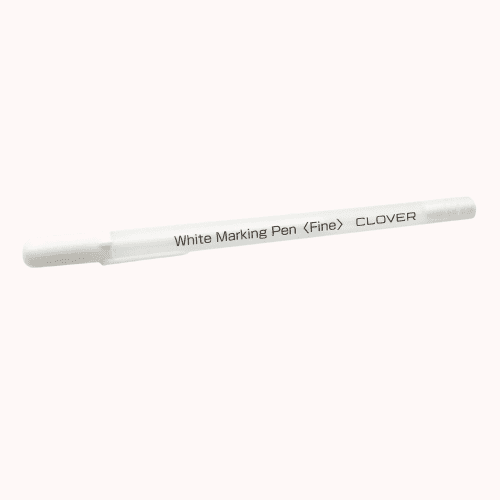 Clover WaterSoluble Iron Off Marking white Pen