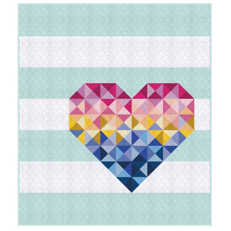 True Fabrics Piece Love Quilt Kit