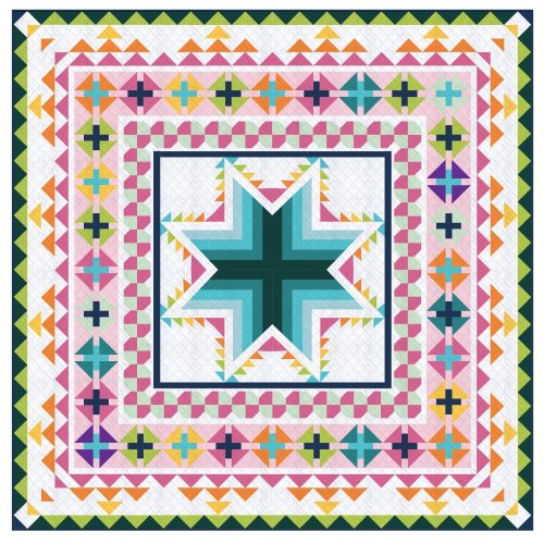 True Fabrics Pixie Medallion Quilt Kit